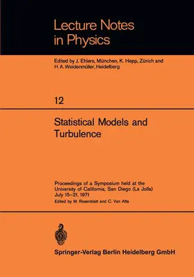 Atta / Rosenblatt |  Statistical Models and Turbulence | Buch |  Sack Fachmedien