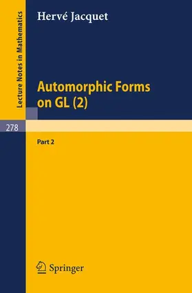 Jacquet |  Automorphic Forms on GL (2) | Buch |  Sack Fachmedien