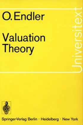 Endler | Valuation Theory | Buch | 978-3-540-06070-3 | sack.de