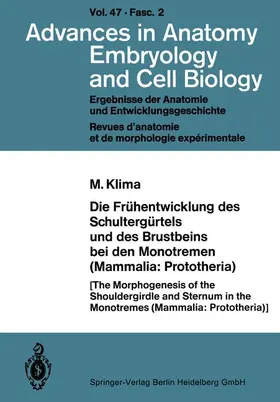 Klima |  Die Frühentwicklung des Schultergürtels und des Brustbeins bei den Monotremen (Mammalia: Prototheria) | Buch |  Sack Fachmedien