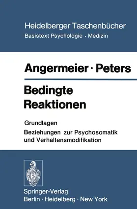 Peters / Angermeier |  Bedingte Reaktionen | Buch |  Sack Fachmedien