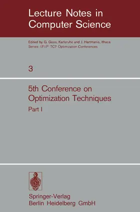 Conti / Ruberti |  Fifth Conference on Optimization Techniques. Rome 1973 | Buch |  Sack Fachmedien