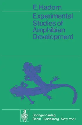 Hadorn |  Experimental Studies of Amphibian Development | Buch |  Sack Fachmedien