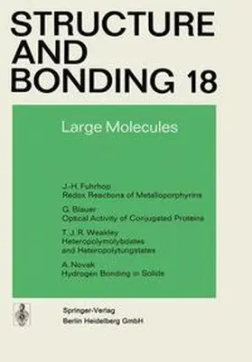 Fuhrhop / Blauer / Weakley |  Large Molecules | Buch |  Sack Fachmedien