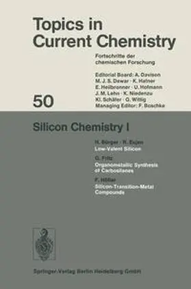 Bürger / Eujen / Fritz |  Silicon Chemistry I | Buch |  Sack Fachmedien