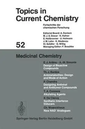 Boschke |  Medicinal Chemistry | Buch |  Sack Fachmedien