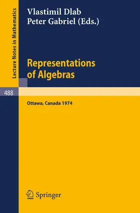 Dlab / Gabriel |  Representations of Algebras | Buch |  Sack Fachmedien