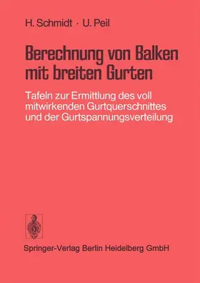 Peil / Schmidt |  Berechnung von Balken mit breiten Gurten | Buch |  Sack Fachmedien