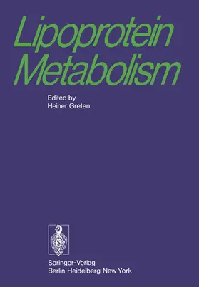 Greten |  Lipoprotein Metabolism | Buch |  Sack Fachmedien