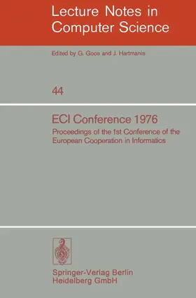 Samelson |  ECI Conference 1976 | Buch |  Sack Fachmedien