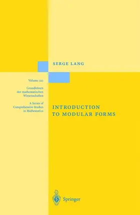 Lang | Introduction to Modular Forms | Buch | 978-3-540-07833-3 | sack.de