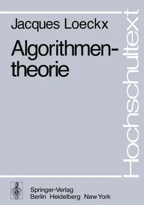 Loeckx | Algorithmentheorie | Buch | 978-3-540-07933-0 | www2.sack.de