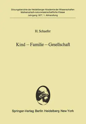 Schaefer |  Kind - Familie - Gesellschaft | Buch |  Sack Fachmedien