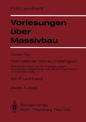 Leonhardt | Vorlesungen über Massivbau | Buch | 978-3-540-08625-3 | sack.de