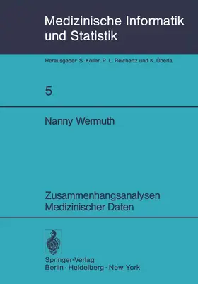 Wermuth |  Zusammenhangsanalysen Medizinischer Daten | Buch |  Sack Fachmedien