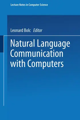 Bolc |  Natural Language Communication with Computers | Buch |  Sack Fachmedien