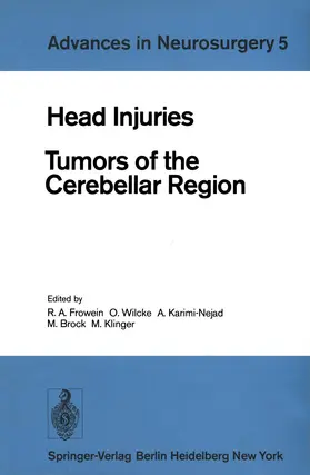 Frowein / Wilcke / Karimi-Nejad |  Head Injuries | Buch |  Sack Fachmedien