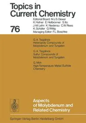 Tsigdinos / Moh |  Aspects of Molybdenum and Related Chemistry | Buch |  Sack Fachmedien