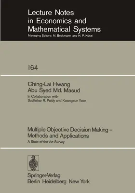 Hwang / Masud |  Multiple Objective Decision Making - Methods and Applications | Buch |  Sack Fachmedien