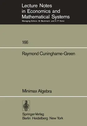 Cuninghame-Green |  Minimax Algebra | Buch |  Sack Fachmedien