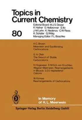 Brown / Olah / Hogeveen |  In Memory of H. L. Meerwein | Buch |  Sack Fachmedien