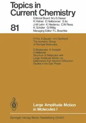 Boschke |  Large Amplitude Motion in Molecules I | Buch |  Sack Fachmedien