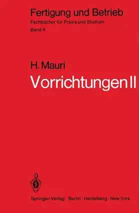 Mauri |  Vorrichtungen II | Buch |  Sack Fachmedien