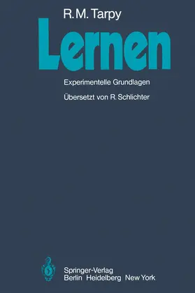 Tarpy | Lernen | Buch | 978-3-540-09478-4 | sack.de