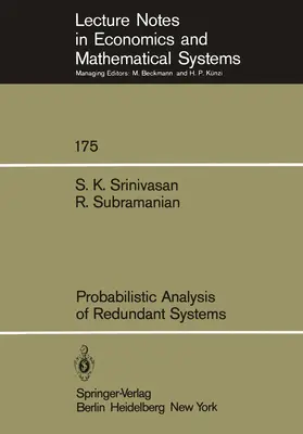 Subramanian / Srinivasan |  Probabilistic Analysis of Redundant Systems | Buch |  Sack Fachmedien