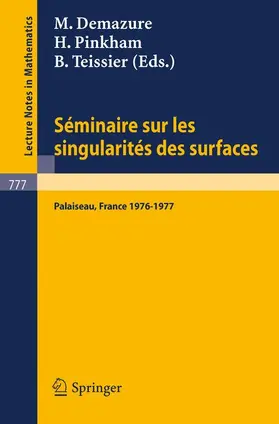 Demazure / Teissier / Pinkham |  Seminaire sur les Singularites des Surfaces | Buch |  Sack Fachmedien