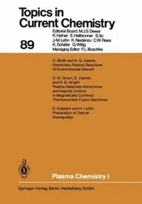 Veprek / Venugopalan |  Plasma Chemistry I | Buch |  Sack Fachmedien