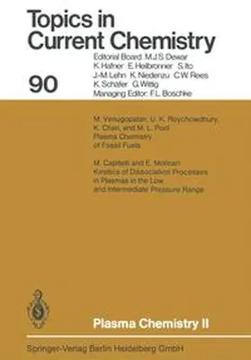 Veprek / Venugopalan |  Plasma Chemistry II | Buch |  Sack Fachmedien