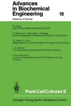 Fiechter |  Plant Cell Cultures II | Buch |  Sack Fachmedien