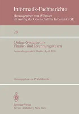 Stahlknecht |  Online-Systeme im Finanz- und Rechnungswesen | Buch |  Sack Fachmedien