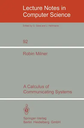 Milner |  A Calculus of Communicating Systems | Buch |  Sack Fachmedien