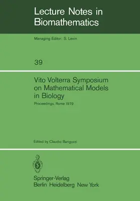 Barigozzi |  Vito Volterra Symposium on Mathematical Models in Biology | Buch |  Sack Fachmedien