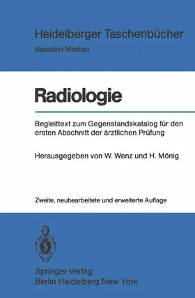 Wenz / Mönig |  Radiologie | Buch |  Sack Fachmedien
