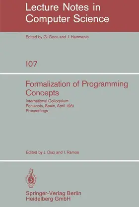 Diaz / Ramos |  Formalization of Programming Concepts | Buch |  Sack Fachmedien