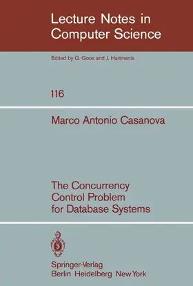 Casanova |  The Concurrency Control Problem for Database Systems | Buch |  Sack Fachmedien