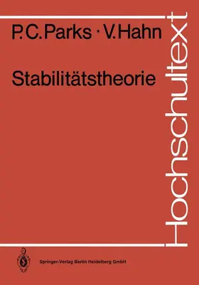 Hahn / Parks |  Stabilitätstheorie | Buch |  Sack Fachmedien