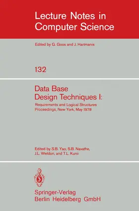 Yao / Kunii / Navathe |  Data Base Design Techniques I | Buch |  Sack Fachmedien