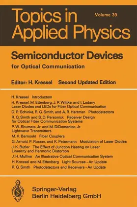 Kressel |  Semiconductor Devices for Optical Communication | Buch |  Sack Fachmedien