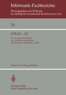 Wahlster |  GWAI-82 | Buch |  Sack Fachmedien