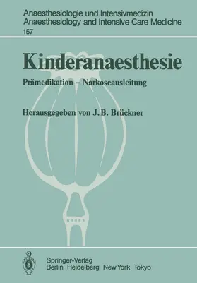 Brückner |  Kinderanaesthesie | Buch |  Sack Fachmedien
