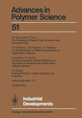 Bukatov / Cecchin / Henrici-Olivé |  Industrial Developments | Buch |  Sack Fachmedien