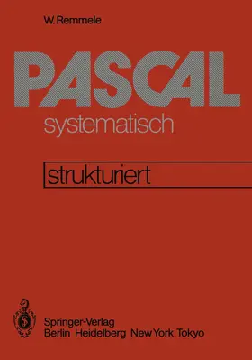 Remmele |  PASCAL systematisch | Buch |  Sack Fachmedien