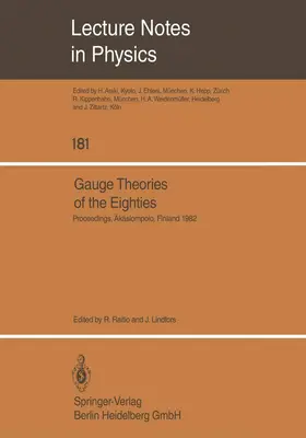 Raitio / Lindfors |  Gauge Theories of the Eighties | Buch |  Sack Fachmedien