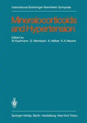 Kaufmann / Meurer / Wambach |  Mineralocorticoids and Hypertension | Buch |  Sack Fachmedien