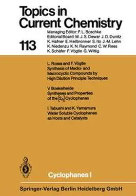 Vögtle |  Cyclophanes 1 | Buch |  Sack Fachmedien