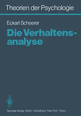 Scheerer |  Theorien der Psychologie | Buch |  Sack Fachmedien